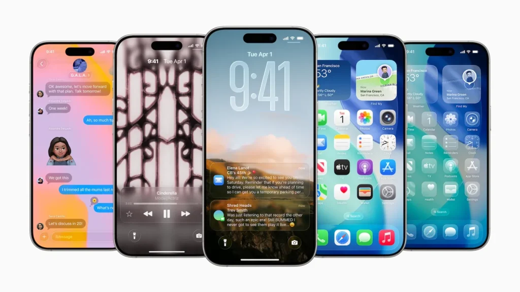 زبان طراحی Liquid Glass اپل